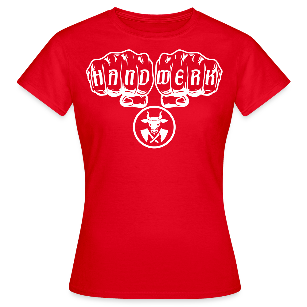 Frauen T-Shirt "Metzger" Rot Frauen T-Shirt