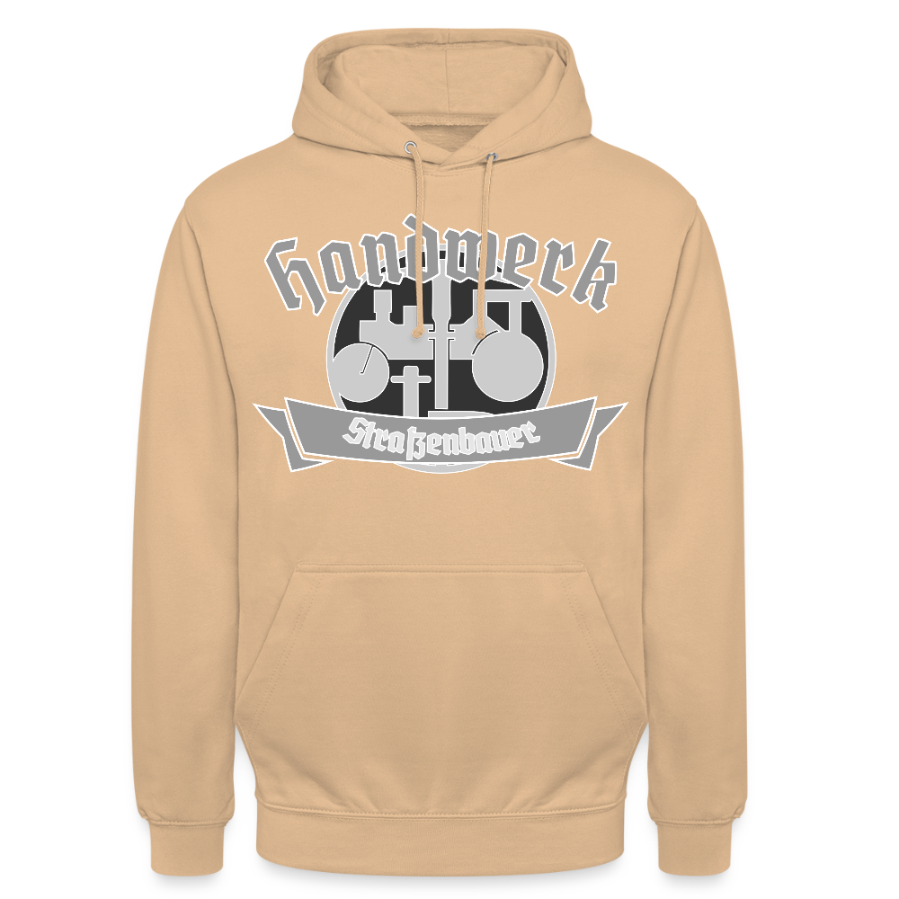 Unisex Hoodie "Strassenbauer" Pfirsich Unisex Hoodie