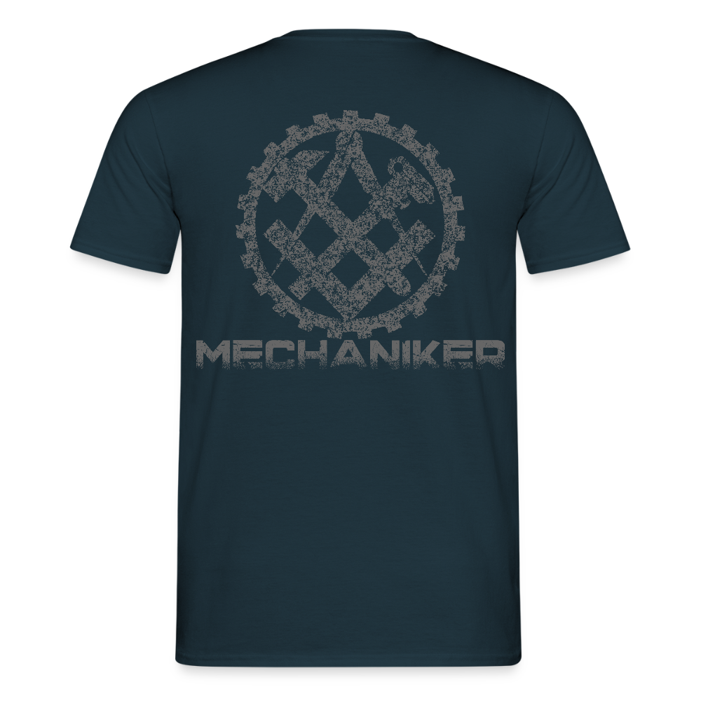Unisex T-Shirt "Mechaniker" Navy Männer T-Shirt