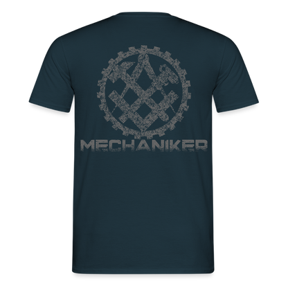 Unisex T-Shirt "Mechaniker" Navy Männer T-Shirt
