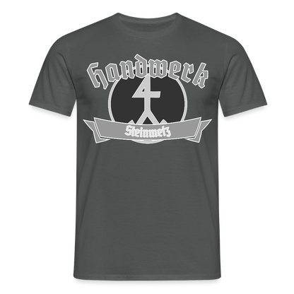Unisex T-Shirt "Steinmetz" Anthrazit Männer T-Shirt