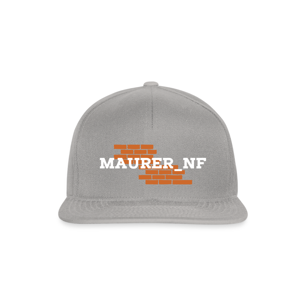 Maurer_NF Snapback Graphit Graphit One size Snapback Cap