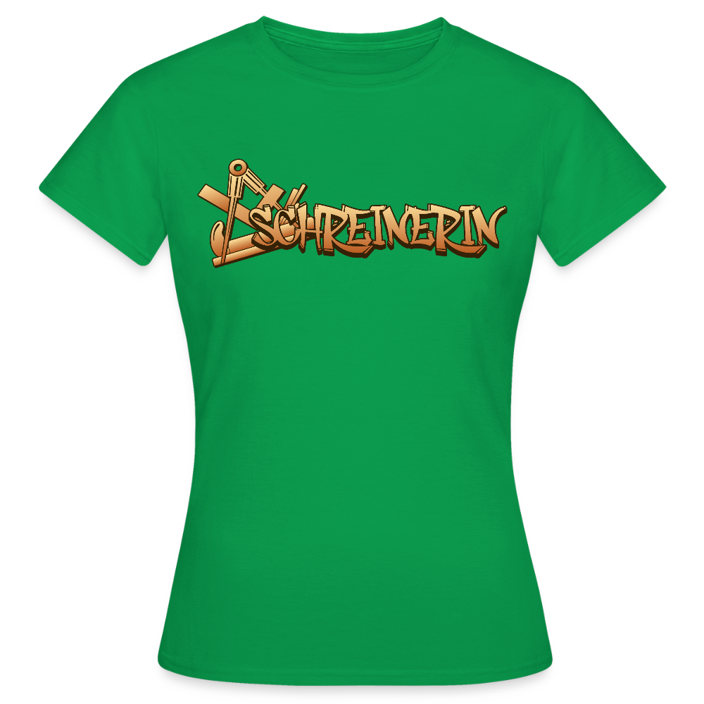 Frauen T-Shirt "Schreinerin" Kelly Green Frauen T-Shirt