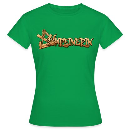 Frauen T-Shirt "Schreinerin" Kelly Green Frauen T-Shirt
