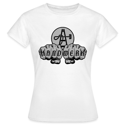 Frauen T-Shirt "Gebäudereiniger" Weiß Frauen T-Shirt