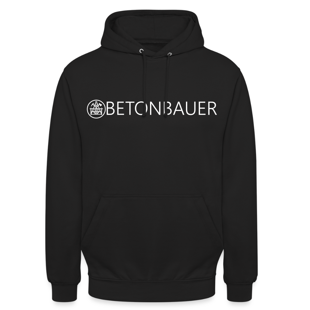 Unisex Hoodie "Betonbauer" Schwarz Unisex Hoodie