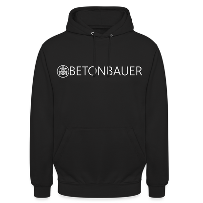 Unisex Hoodie "Betonbauer" Schwarz Unisex Hoodie