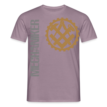Unisex T-Shirt "Mechaniker" Lilagrau Männer T-Shirt