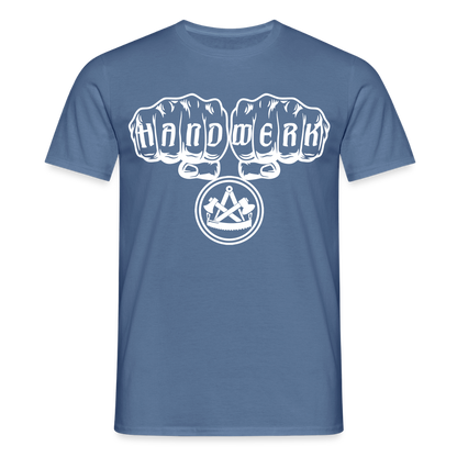 Unisex T-Shirt "Zimmermann" Taubenblau Männer T-Shirt