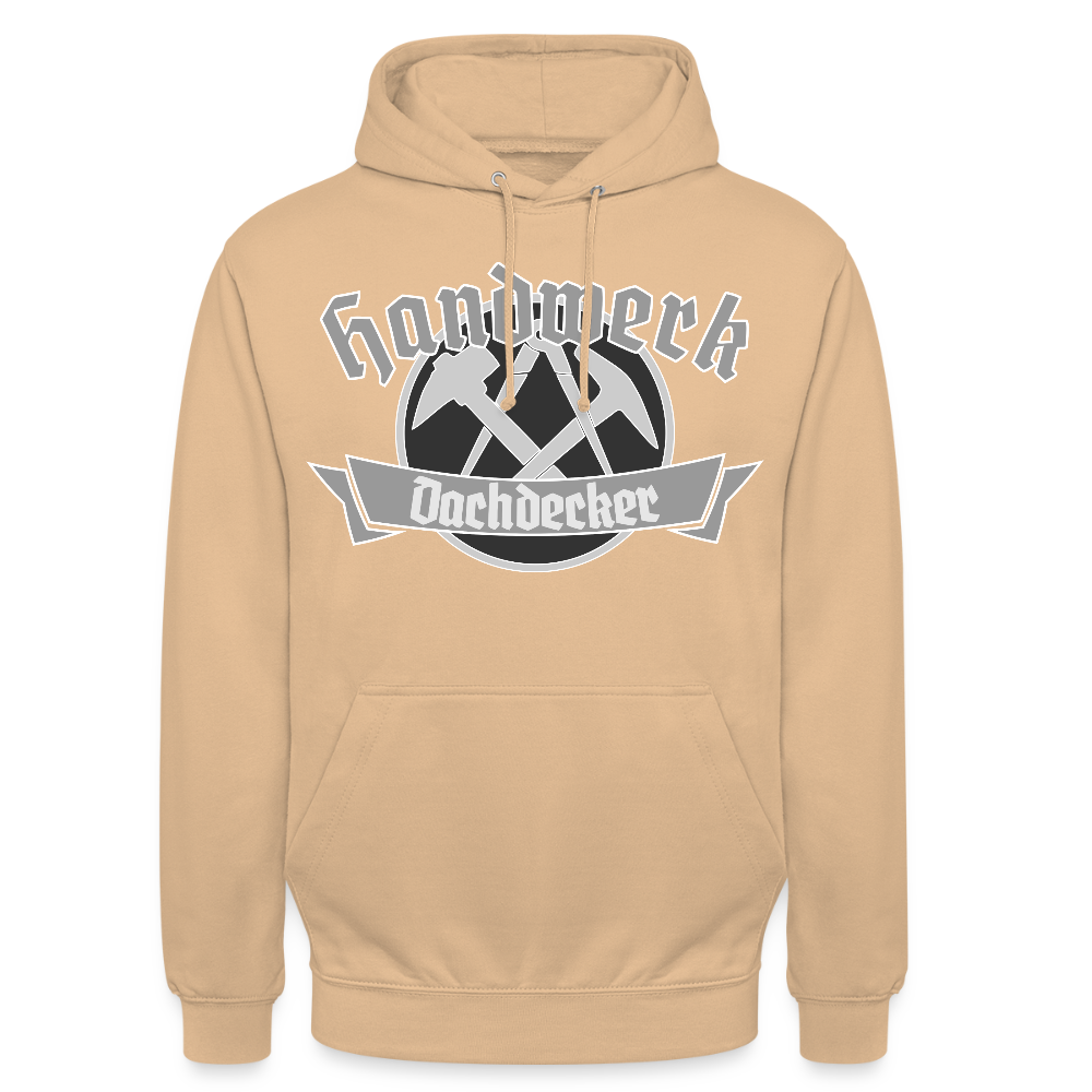 Unisex Hoodie "Dachdecker" Pfirsich Unisex Hoodie