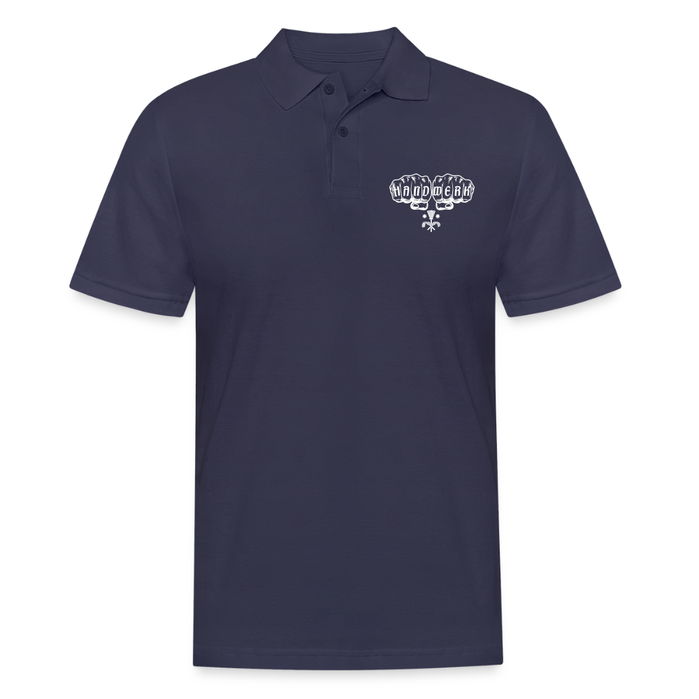Männer Poloshirt "Schornsteinfeger" Navy Männer Poloshirt
