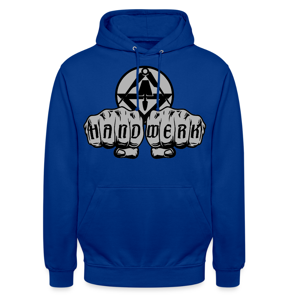 Unisex Hoodie "Stuckateur" Royalblau Unisex Hoodie