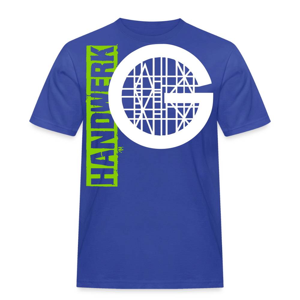 Unisex Workwear T-Shirt "Gerüstbauer" - Royalblau