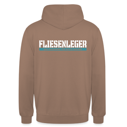 Unisex Hoodie HW-300 | MACHER "Fliesenleger" Mokka Unisex Hoodie {{ color }}