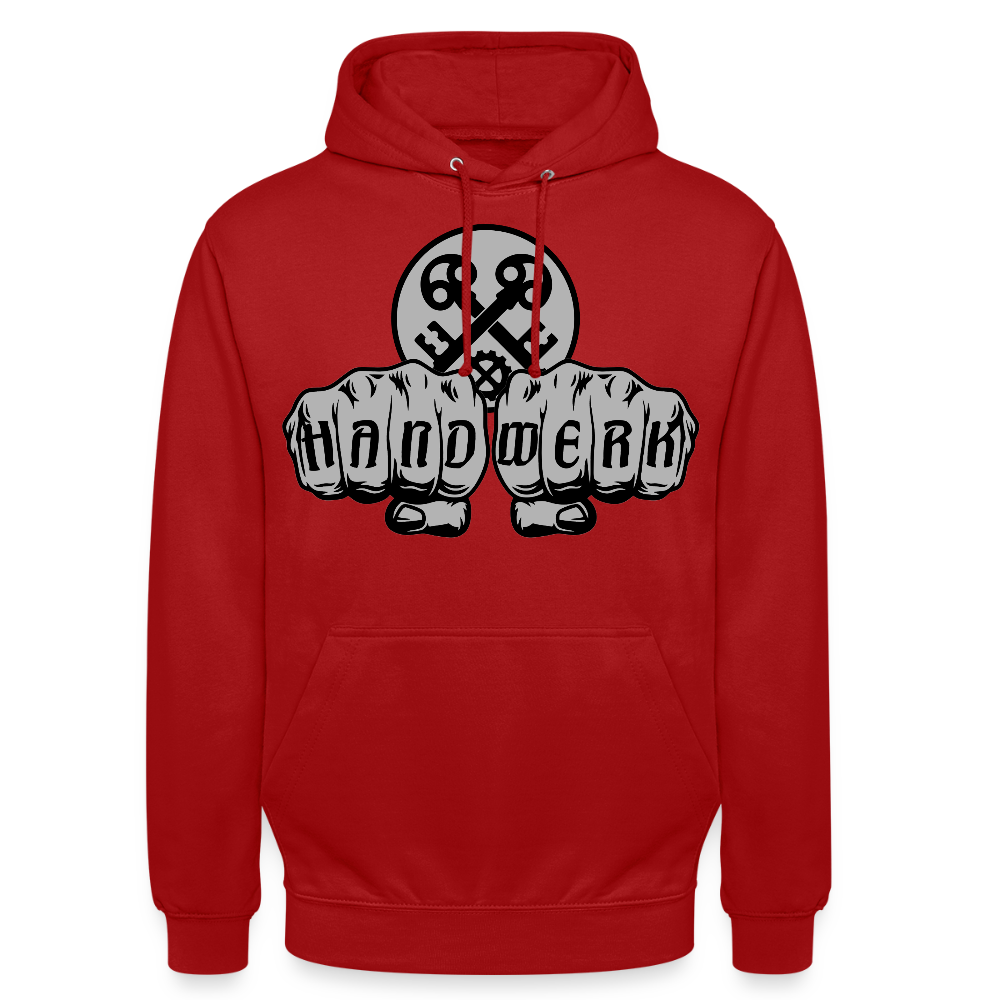 Unisex Hoodie "Schlosser" Rot Unisex Hoodie