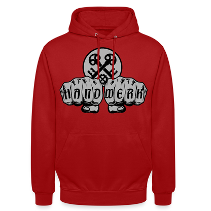Unisex Hoodie "Schlosser" Rot Unisex Hoodie