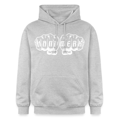 Gildan Unisex Softstyle® "Handwerk" Hellgrau meliert Gildan Unisex Softstyle® Midweight Hoodie