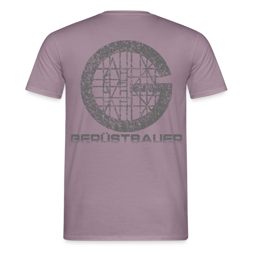 Unisex T-Shirt "Gerüstbauer" Lilagrau Männer T-Shirt