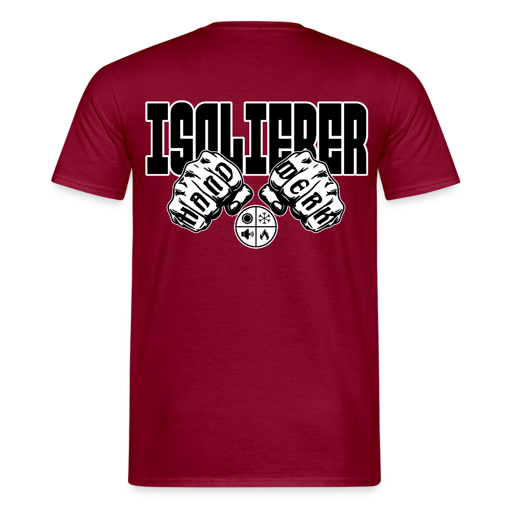 Unisex T-Shirt "Isolierer" Ziegelrot Männer T-Shirt