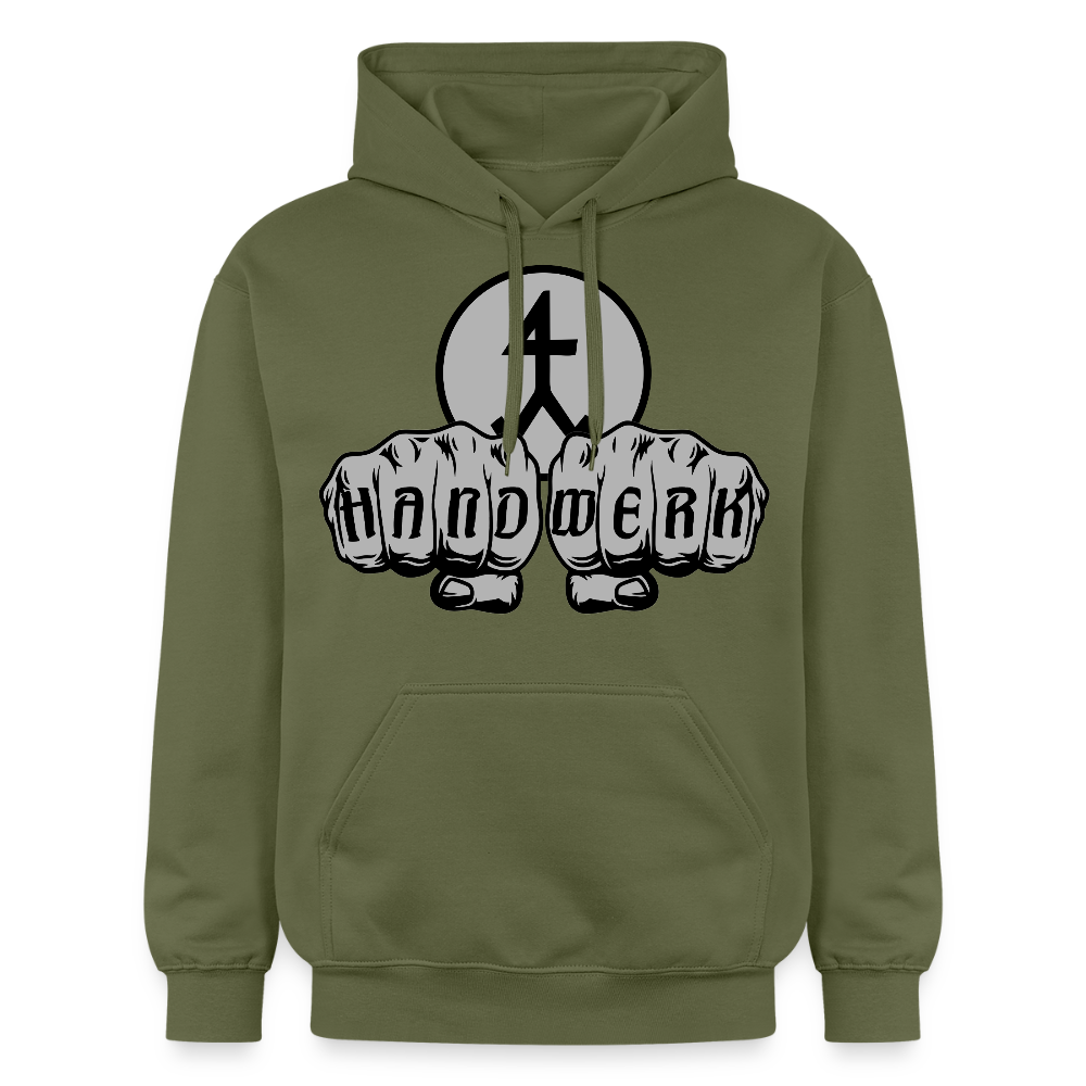 Gildan Unisex Softstyle® "Steinmetz" Militärgrün Gildan Unisex Softstyle® Midweight Hoodie