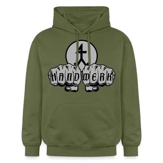 Gildan Unisex Softstyle® "Steinmetz" Militärgrün Gildan Unisex Softstyle® Midweight Hoodie