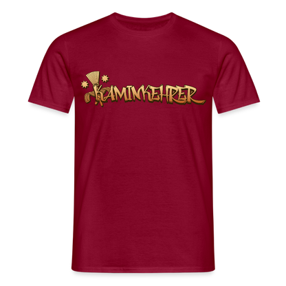 Unisex T-Shirt "Kaminkehrer" Ziegelrot Männer T-Shirt