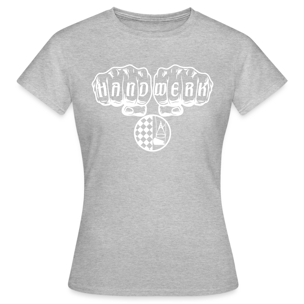 Frauen T-Shirt "Bodenleger" Grau meliert Frauen T-Shirt