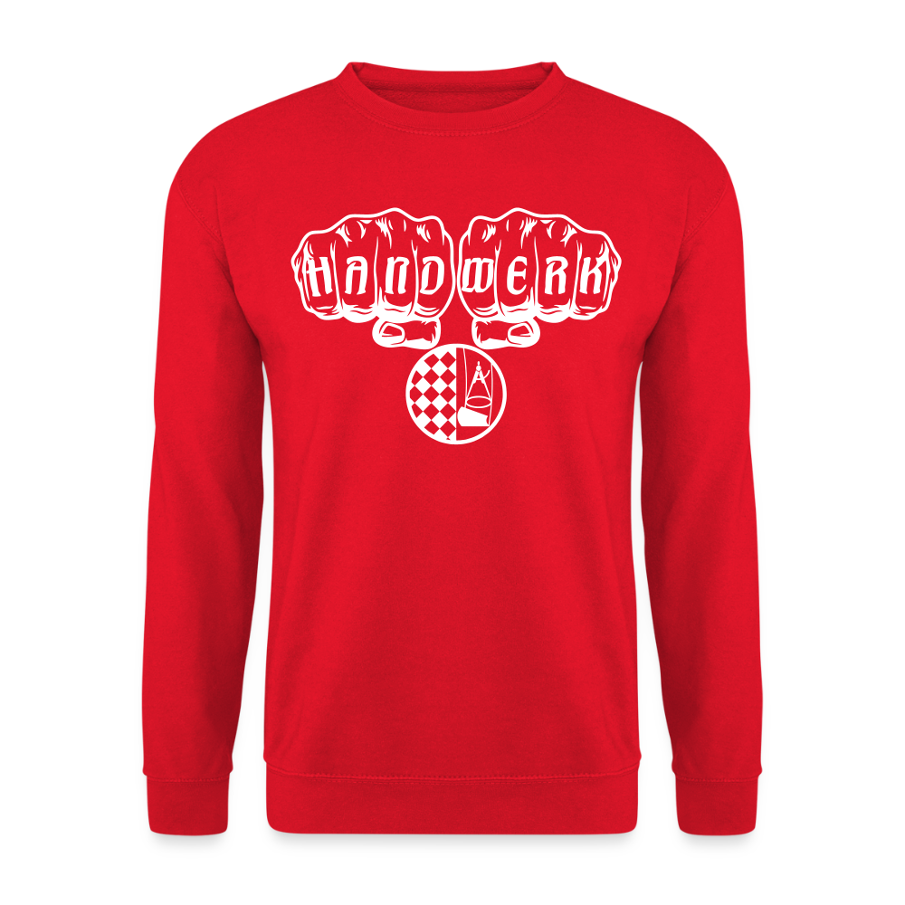 Unisex Pullover "Bodenleger" Rot Unisex Pullover