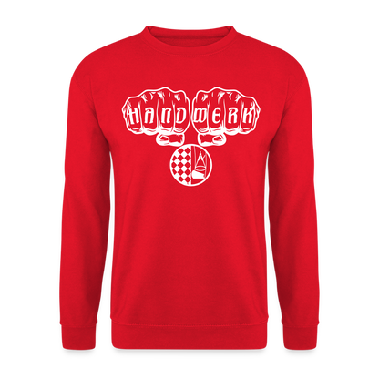 Unisex Pullover "Bodenleger" Rot Unisex Pullover