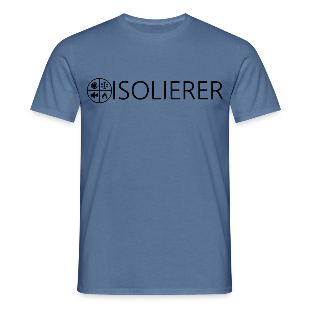 Unisex T-Shirt "Isolierer" Taubenblau Männer T-Shirt