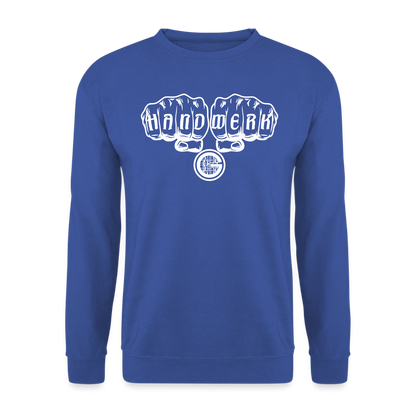 Unisex Pullover "Gerüstbauer" Royalblau Unisex Pullover