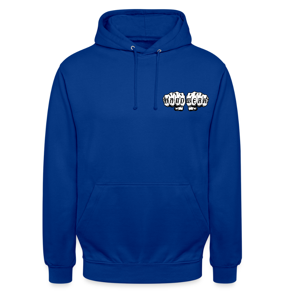 Unisex Hoodie "Drechsler" (beidseitig bedruckt) - Royalblau