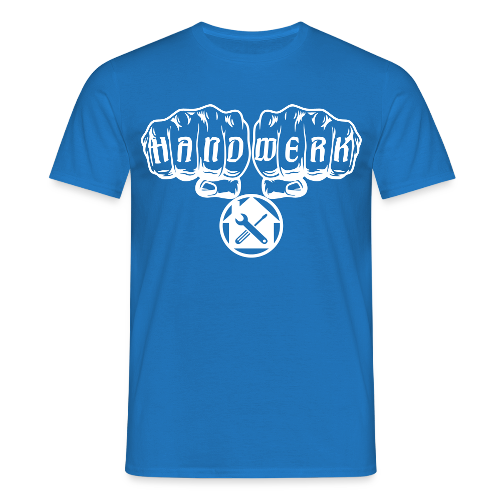 Unisex T-Shirt "Hausmeister" Royalblau Männer T-Shirt