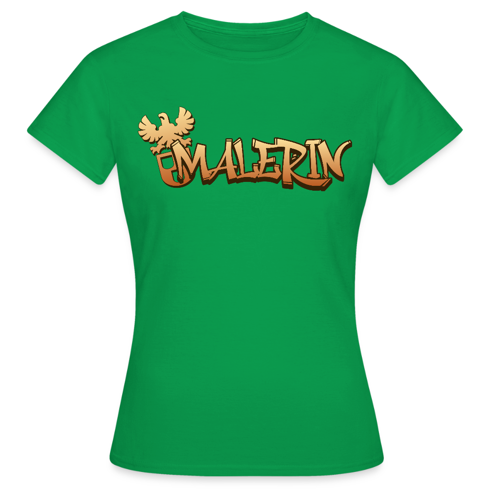 Frauen T-Shirt "Malerin" Kelly Green Frauen T-Shirt