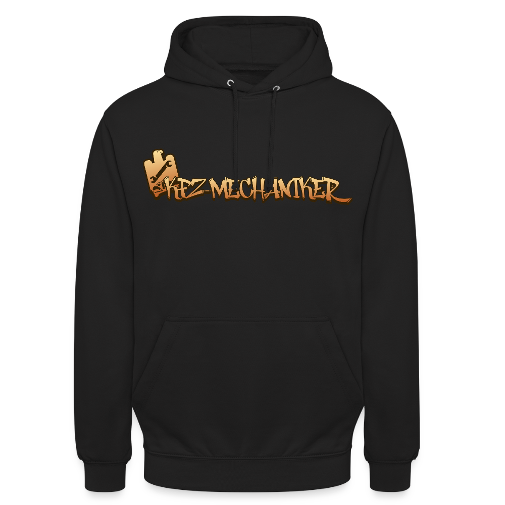 Unisex Hoodie "KFZ-Mechaniker" Schwarz Unisex Hoodie
