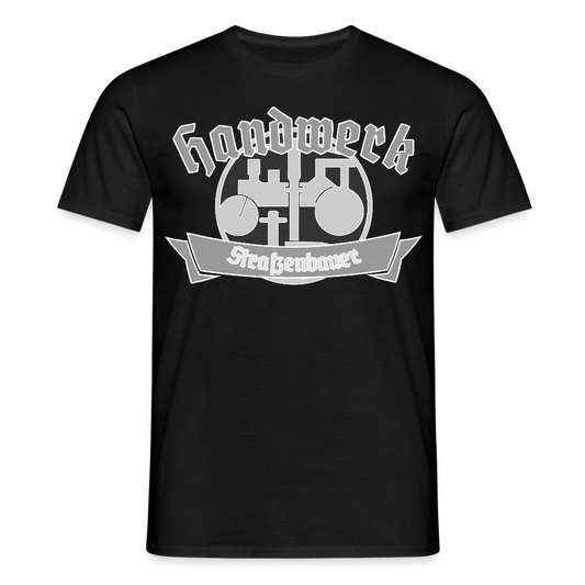Unisex T-Shirt "Strassenbauer" - Schwarz