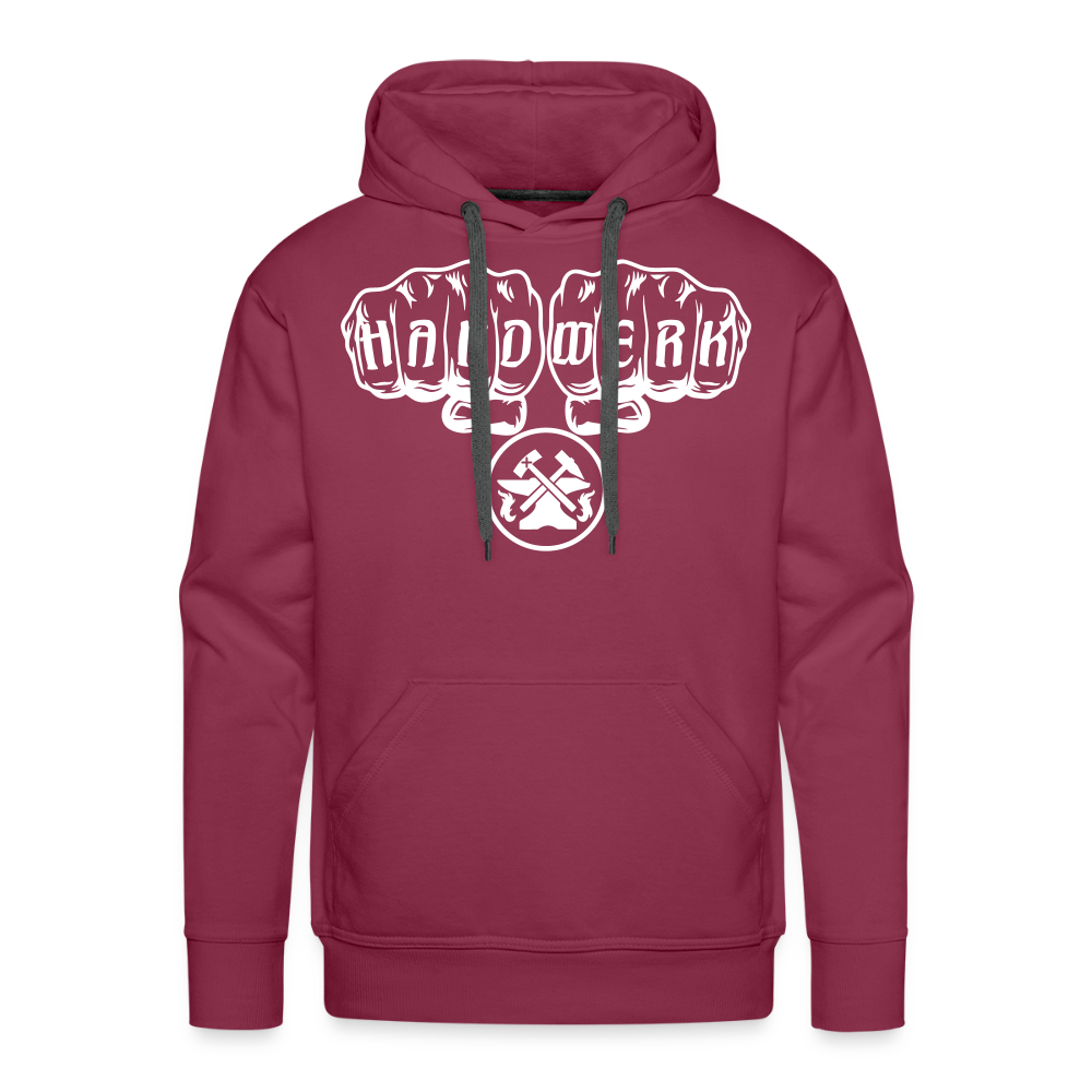 Männer Premium Hoodie "Metallbauer" Bordeaux Männer Premium Hoodie