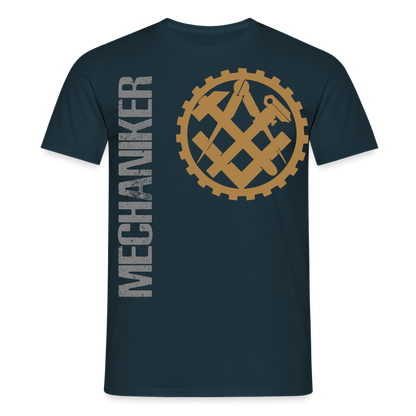 Unisex T-Shirt "Mechaniker" Navy Männer T-Shirt