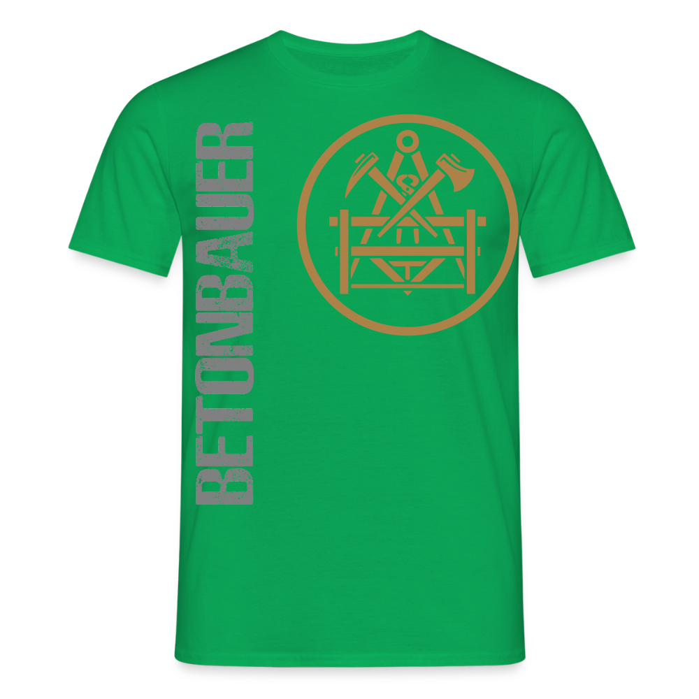 Unisex T-Shirt "Betonbauer" Kelly Green Männer T-Shirt