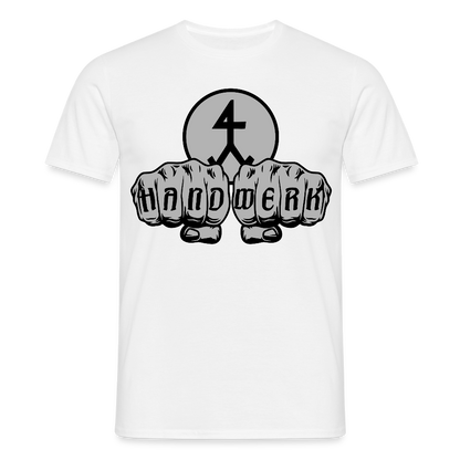 Unisex T-Shirt "Steinmetz" Weiß Männer T-Shirt