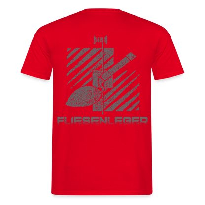 Unisex T-Shirt "Fliesenleger" Rot Männer T-Shirt