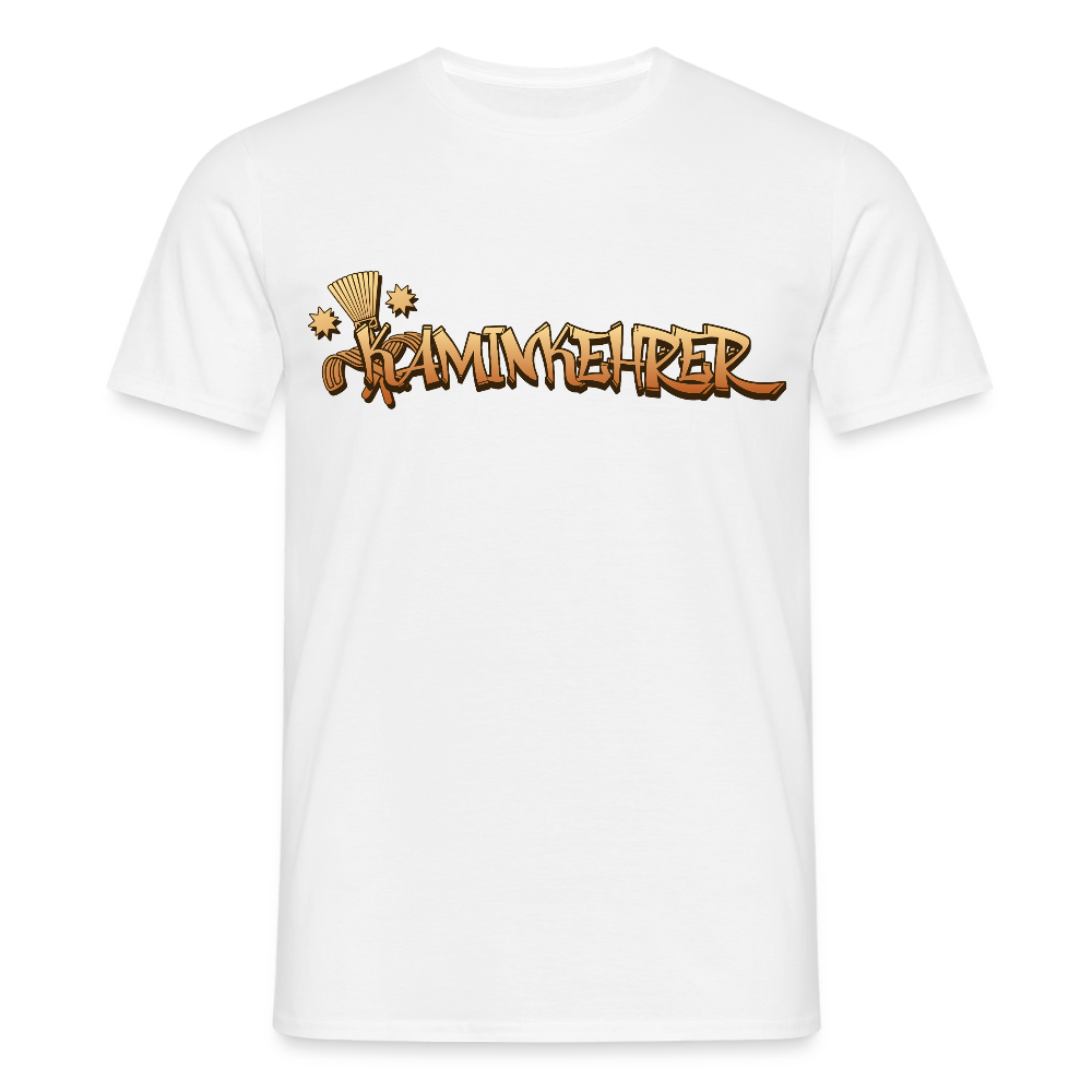Unisex T-Shirt "Kaminkehrer" Weiß Männer T-Shirt