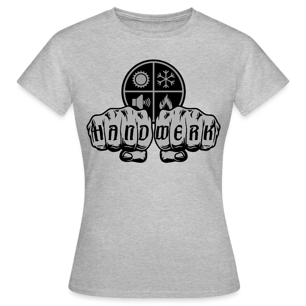 Frauen T-Shirt "Isolierer" Grau meliert Frauen T-Shirt