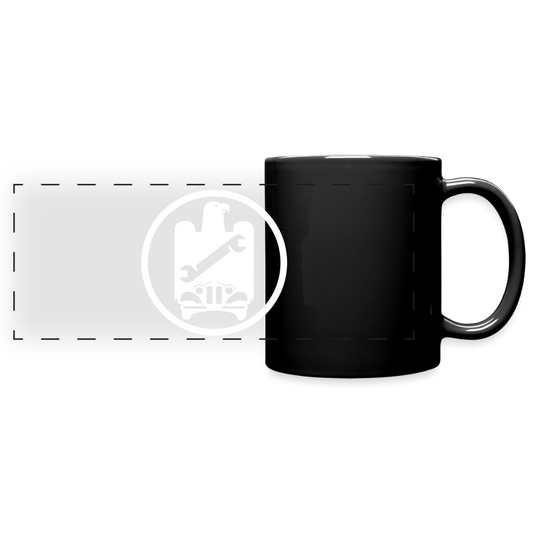 Panoramatasse schwarz "KFZ-Mechaniker" Schwarz One size Panoramatasse farbig