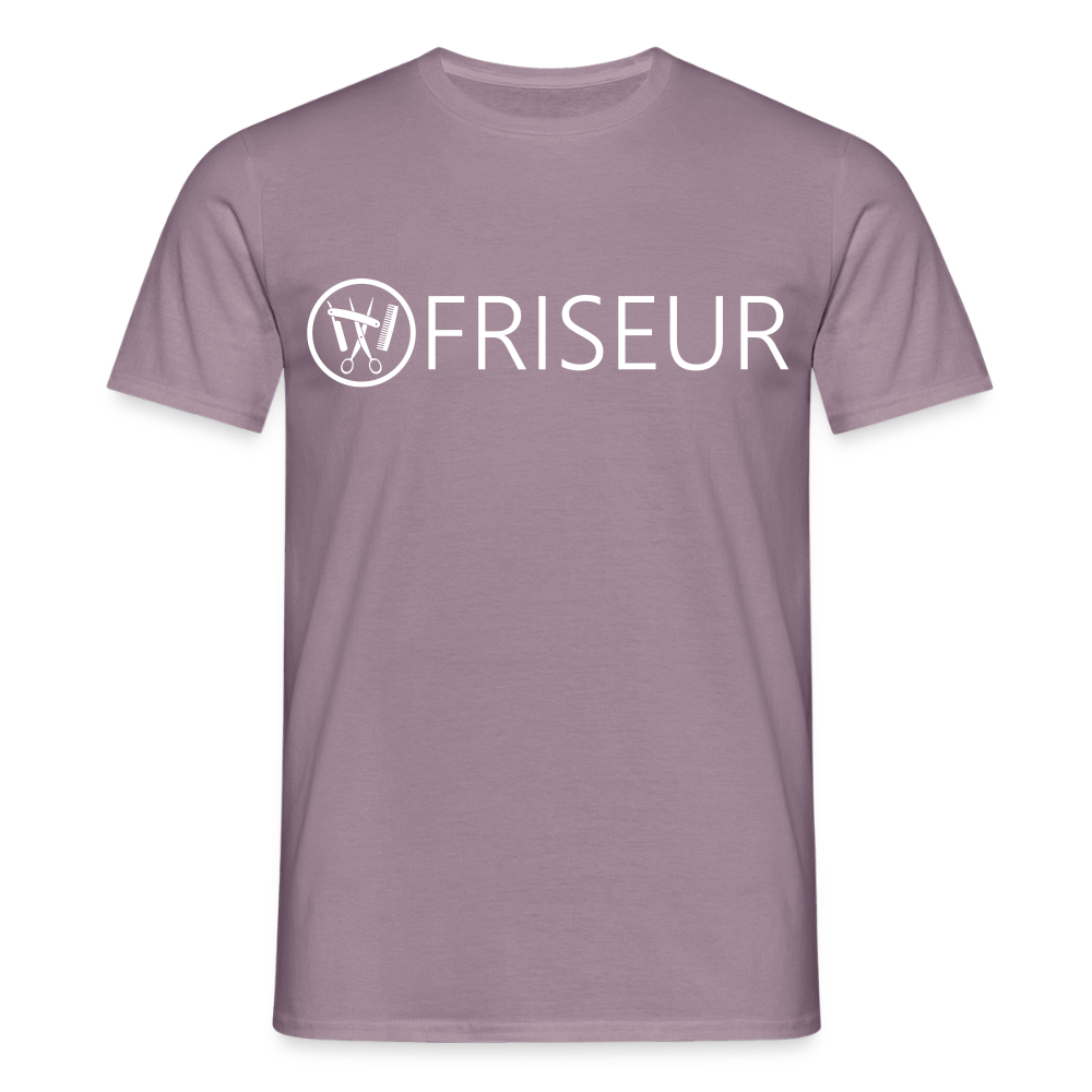 Unisex T-Shirt "Friseur" Lilagrau Männer T-Shirt