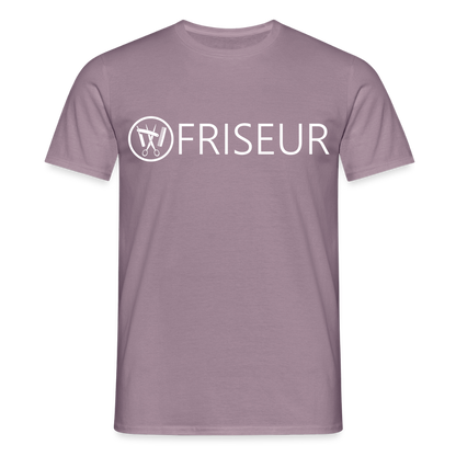 Unisex T-Shirt "Friseur" Lilagrau Männer T-Shirt
