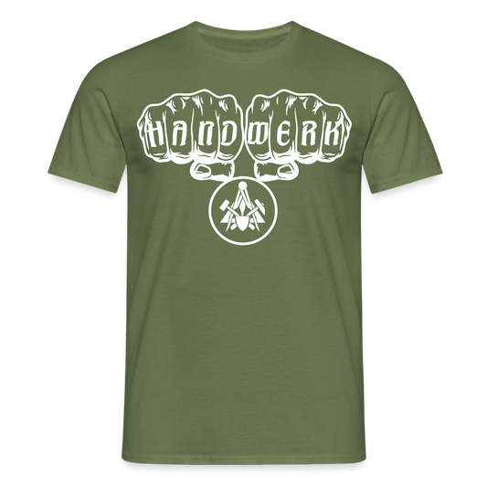 Unisex T-Shirt "Maurer" Militärgrün Männer T-Shirt