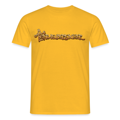 Unisex T-Shirt "Gebäudereiniger" Gelb Männer T-Shirt