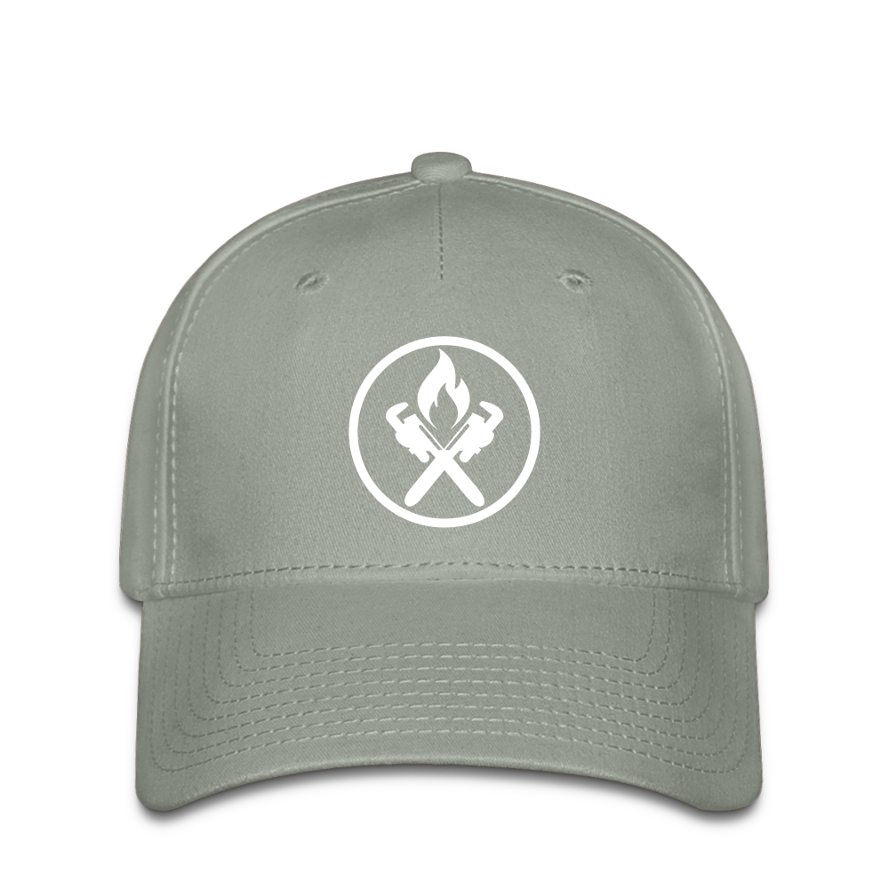 Flexfit Cap "Heizungsbauer" - Grüngrau
