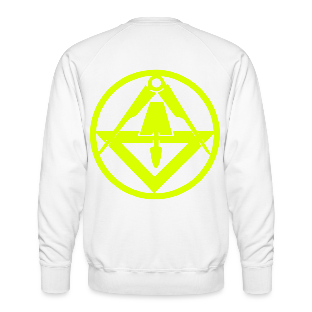 Unisex Premium Pullover "Stuckateur" neongelb Männer Premium Pullover